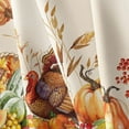 thumbnail image 3 of Oval Thanksgiving Tablecloth 60x102In,Thanksgiving Autumn Harvest Pumpkin Sunflower Turkey Table cloth,Polyester Waterproof Wrinkle Resistant Durable Tablecloth for Fall,Thanksgiving,Home Decor, 3 of 6