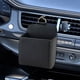 thumbnail image 1 of Organizador de cuero para coche, soporte colgante de cuero para teléfono, caja de almacenamiento de cuero con red, cuidado del cuero del coche, organizador de asientos de coche, portátil, de, 1 of 8