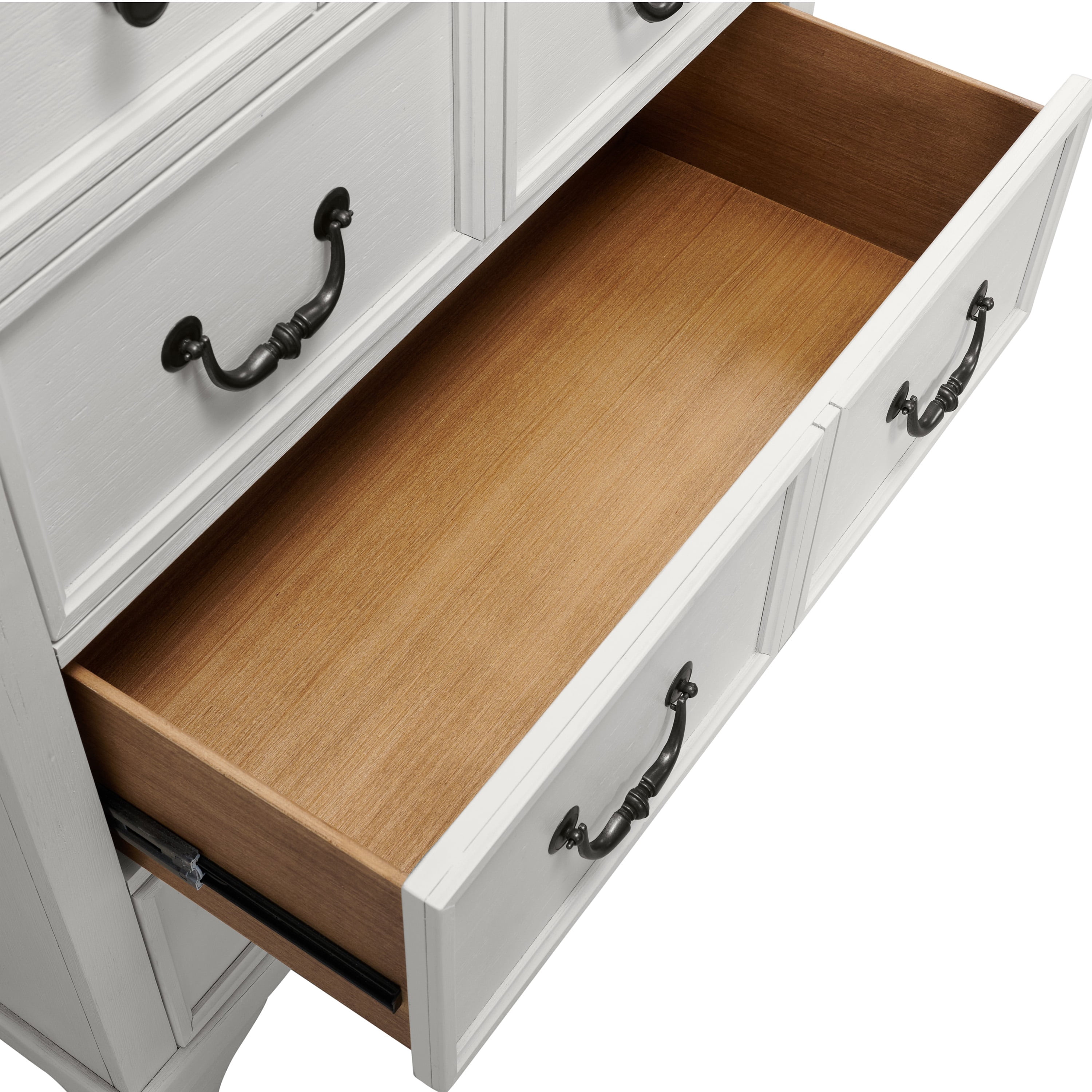 Furniture of America Gaelix Farmhouse 5-Drawer Vertical Dresser, White