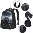 thumbnail image 2 of Soccer Player #7 Ronaldo Backpack 16.5 Inch For Daily Work Sport Outdoor Football Fans Laptop Bag-Style 43, 2 of 5