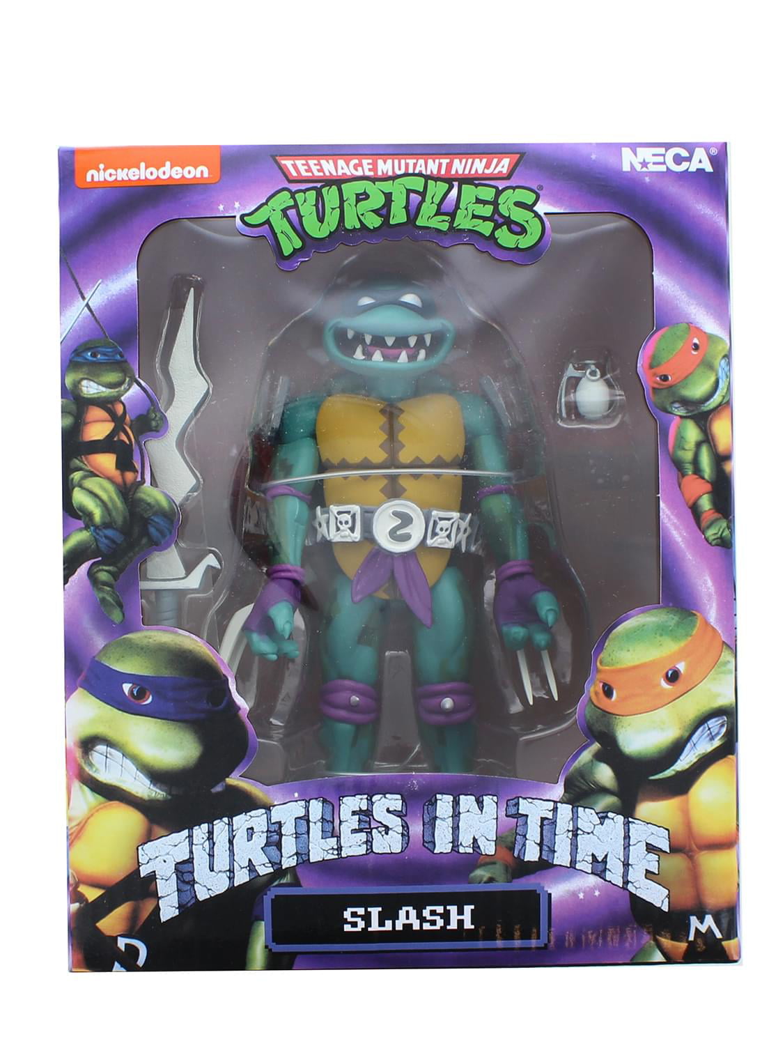 NECA Teenage Mutant Ninja Turtles Turtles in Time 7” Scale Michelangelo Figures 