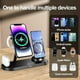 thumbnail image 4 of Soporte cargador inalámbrico magnético LED 8 en 1 para iPhone/i-Watch/AirPods Estación de carga rápida, 4 of 6