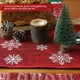 thumbnail image 4 of Alfombrilla lavable con mezcla de lino y algodón de muñeco de nieve Eccomum 1 mantel individual, 4 of 7