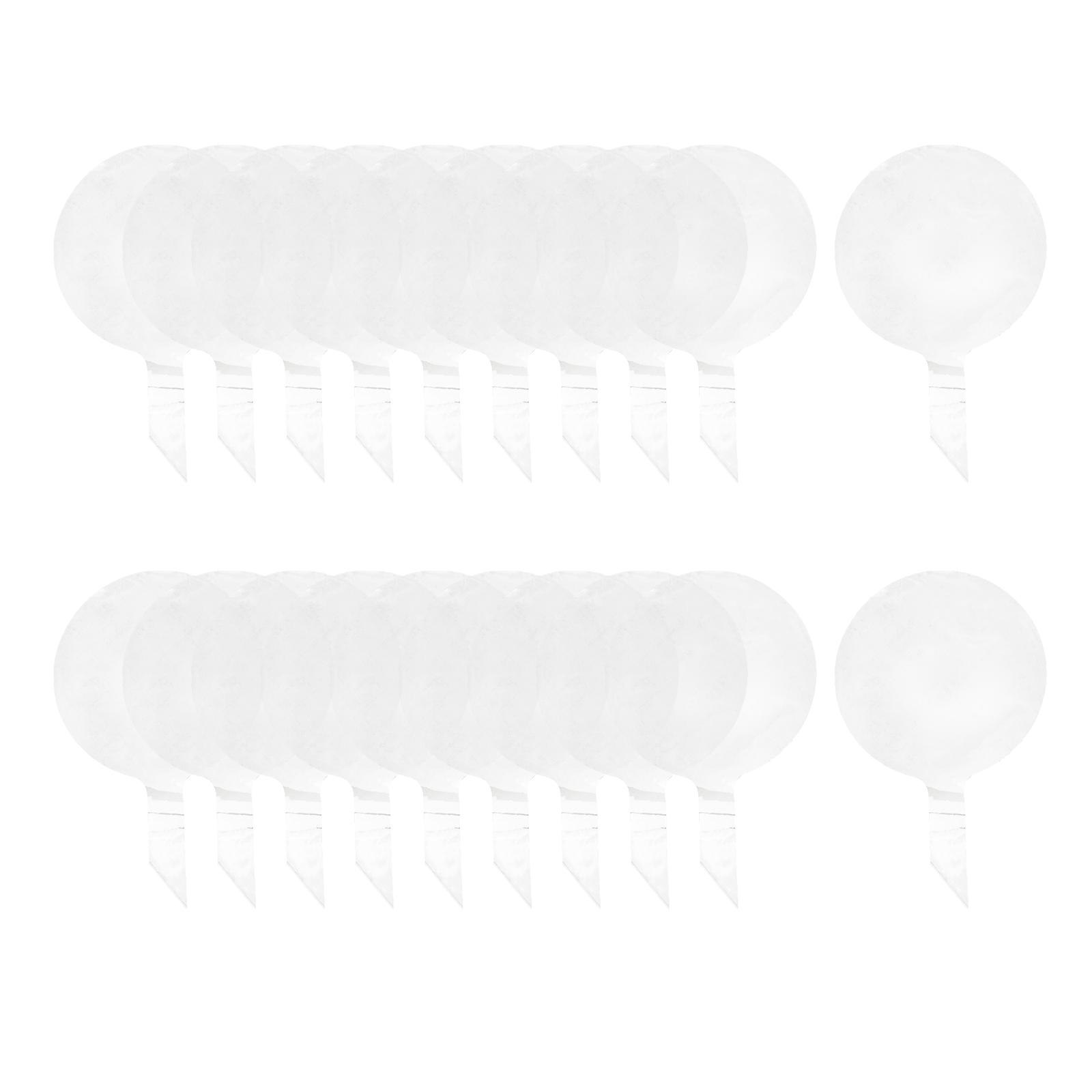 20X Praty Bobo Balloons Wide Mouth Bobo Balloons Party Favors Pre Stretched Transparent Bubble Bobo Balloons for Valentine's Day Wedding Pool 12inch