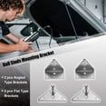thumbnail image 2 of Unique Bargains 4 Pcs 10mm Car Ball Studs Mounting Brackets for Gas Strut Shock Spring Prop Lift Support Silver Tone, 2 of 6