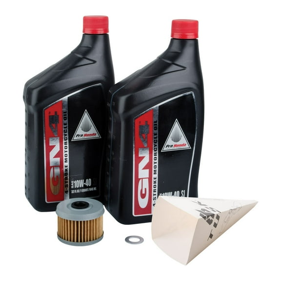 Tusk 152-986-0286 4-Stroke Oil Change Kit Pro-Honda GN4 10W-40