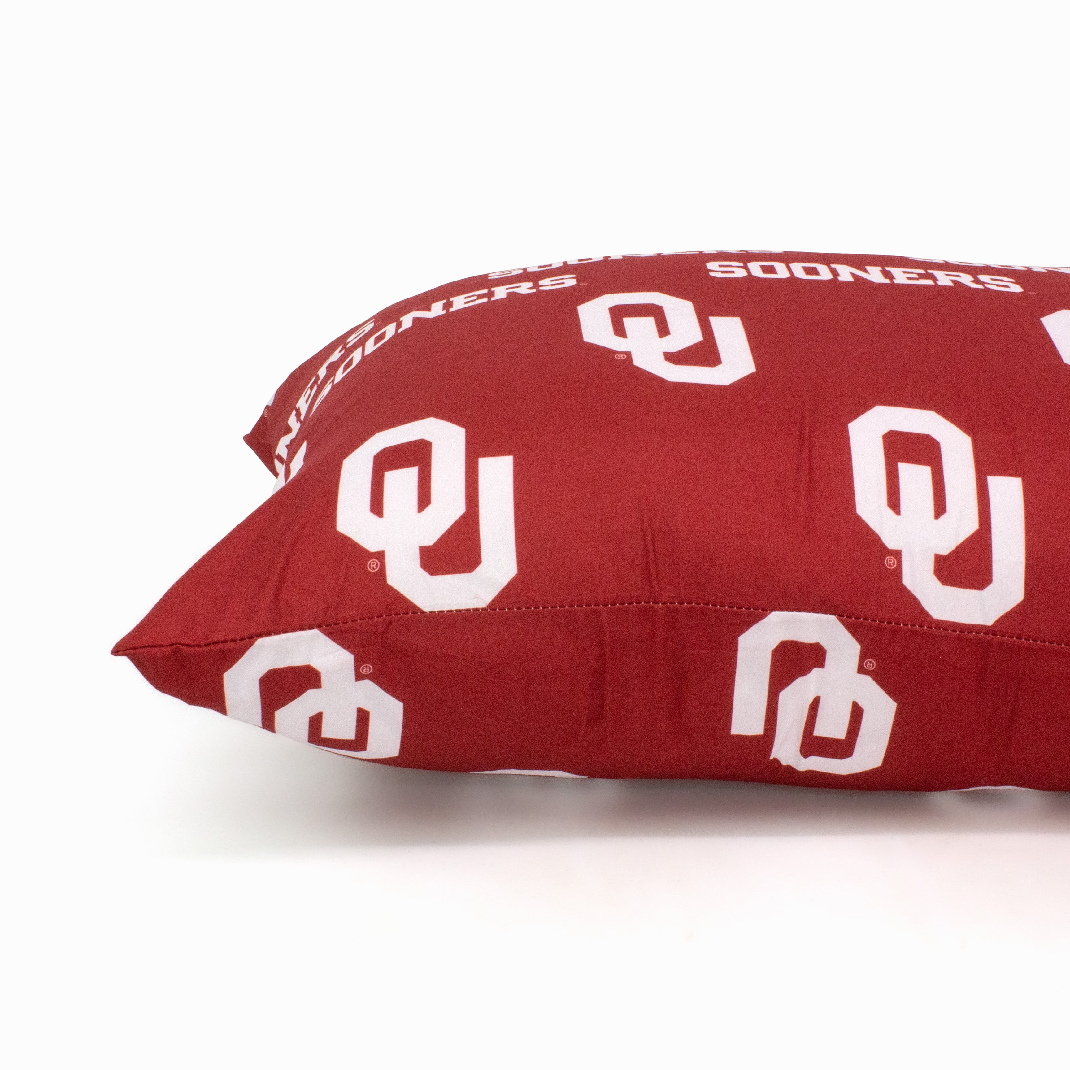 Oklahoma Sooners Pillowcase Pair, Standard, 20" x 30" (2 Standard Pillowcases)