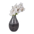 thumbnail image 7 of Sagebrook Home Ceramic Vase, Black & White, 7 of 7