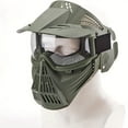 thumbnail image 2 of YOPTOP Full Face Protection  Paintball and Airsoft Mask with Impact-Resistant Goggles - Ideal for BB Hunting  CS Game  Paintball  Motocross  and Skiing, 2 of 11