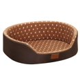 thumbnail image 3 of Pet Bed Warm Dot Pattern Top Quality Dog House Sofa Kennel Soft Fleece Pet Casa Cat Mats for Gatos Small Dogs Cat Accessories ShopWise Round, 3 of 7