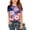 Purple, variant on ITSAME American Flag T-Shirts for Girls, 4th of July Crewneck Short Sleeve Kids Patriotic Independence Day Tops White Size 7-8T