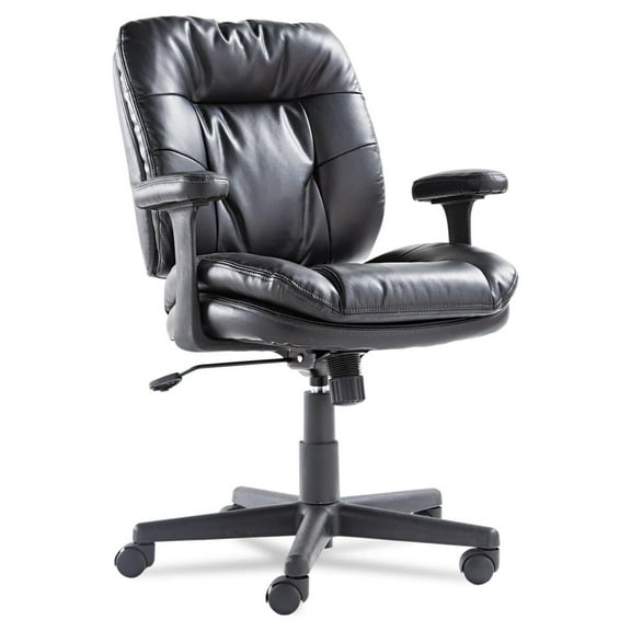 ST4819 Executive Swivel/Tilt Chair, Fixed T-Bar Arms, Black
