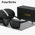 thumbnail image 4 of PolarStrike Unisex Casual Stylish Square Frame Outdoor Polarized Sunglasses Swimming Rectangle Frame Polarized Sunglasses UV400, 4 of 5