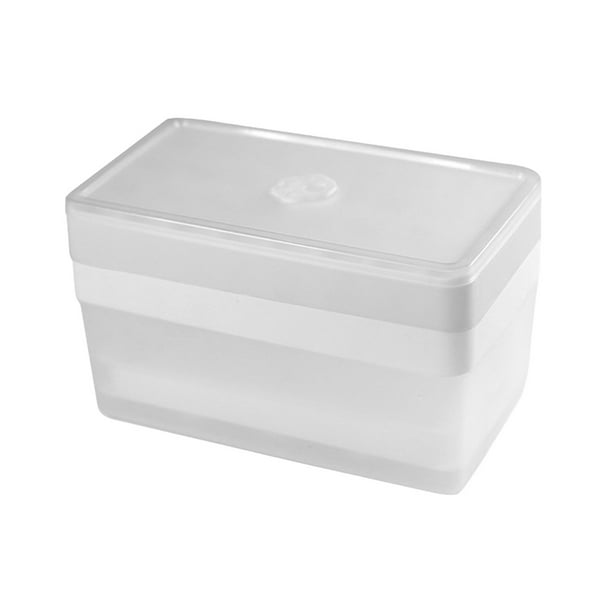 Caja para cubitos de hielo - Gran capacidad, congelación rápida, material PP - para almacenar hielo en casa y cubitos de hielo de sabores