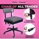 thumbnail image 3 of Silla de costura Pink Power Hydraulic sin brazos con ruedas y respaldo, 3 of 6