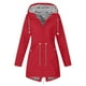 thumbnail image 1 of Puntoco Chaqueta sólida informal para mujer, abrigo suelto a prueba de viento con capucha de talla grande para exteriores Puntoco Puntoco-2179, 1 of 4