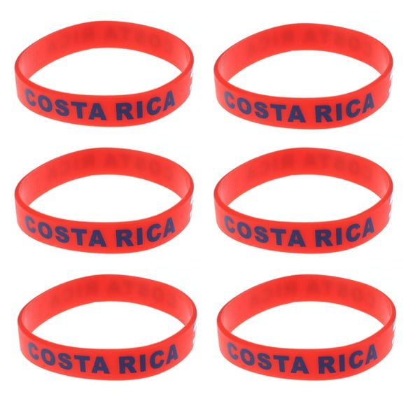Pulsera deportiva de moda de pulsera de silicona de 6 piezas (Costa Rica)