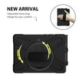 thumbnail image 2 of XYX Case for Samsung Galaxy Tab Active4 Pro/Active Pro, 360° Rotating, Hand & Shoulder Strap, Fits 10.1 inch, Black, 2 of 7