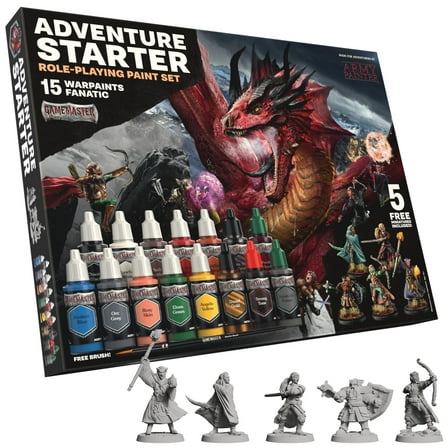 Army Painter, The Adventure Starter Role-Playing Paint Set New