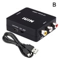 thumbnail image 1 of AV To HDMI-compatible Scaler Adapters HD Video Composite Converter RCA R9M6-one-avtohdmi, 1 of 9