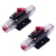 thumbnail image 1 of 2 fusibles de reinicio de disyuntor en línea de 40 A, 12 V-24 V CC 40 A, portafusibles de reinicio con reinicio manual para sistema de audio de barco marino automotriz, 1 of 5