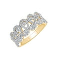 thumbnail image 2 of AFFY 1.15 Cttw Round Cut White Natural Diamond Wedding Band Ring In 14K Solid Gold-Ring Size-8, 2 of 2