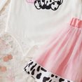 thumbnail image 6 of mgoYE Baby Girl 1st Birthday Outfit Long Sleeve Cowgirl Romper Skirt Cake Smash Photo Clothes Fall Winter 6-12 Months, 6 of 8
