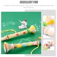 thumbnail image 2 of Shisuyan 4pcs Diy Wooden Horn For Safe Craft Materials Musical Playthings For Creative Fun For Artistic Projects, 2 of 8