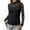 Black, variant on Telankuip Long Sleeve Lace Neck T Shirts for Women Casual Stretchy Solid Color Basic Tee Shirts 2025 Fashion Long Sleeve Thin Pullover Tops for Daily Wear White XL