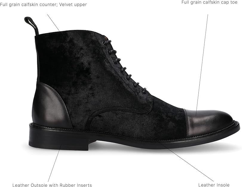 TAFT Jack Boot Handcrafted Leather and Wool Men display picture 1