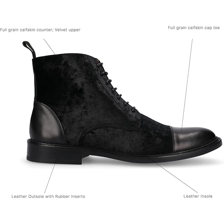 TAFT Jack Boot Handcrafted Leather and Wool Men display picture 2