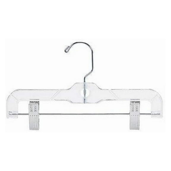 Children's Clear Plastic Pant/Skirt Hanger - 10" (100)