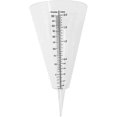 thumbnail image 1 of Rain Gauge Cone Ground Rain Gauge Rain Measuring Cup Used for Garden Outdoor with Double Scale Trans, 1 of 5