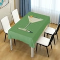 thumbnail image 4 of Yayeee Tablecloths 60" x 60" Rectangle Wrinkle Resistant Party Table Cover, Green Lemon Juice, 4 of 8
