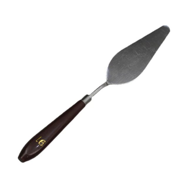 Seitruly Espátula de acero inoxidable, herramienta profesional, pala para pintar al óleo, raspador de papelería de plástico, herramientas para pinturas dieciséis