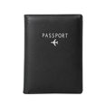thumbnail image 1 of Cartera de viaje y funda para pasaporte de cuero familiar con bloqueo RFID Cartera de viaje, tarjetero de cuero, estuche organizador de documentos de viaje (negro) WD.WDQZL Hogar, 1 of 6
