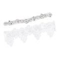 thumbnail image 2 of Liga De Encaje De Cristal Para Mujer Liguero Elástico Liguero De Soltera Liga De Pierna Macarena liga de novia de encaje de cristal, 2 of 8