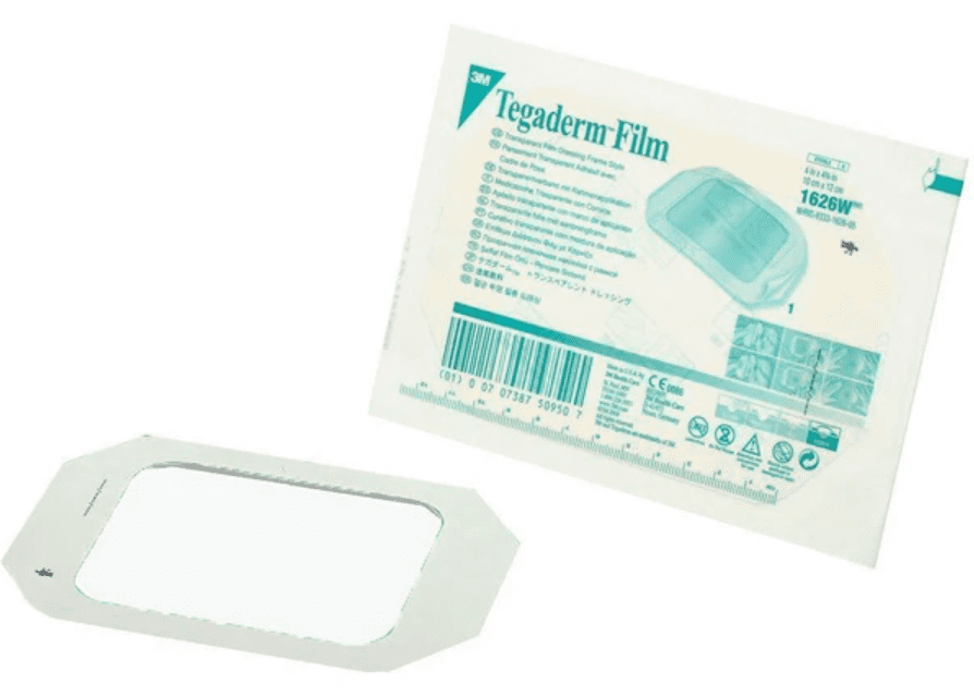 3M Tegaderm Transparent Film Dressing Picture Frame Style 4in x 4.75 in, 50 ct