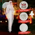 thumbnail image 6 of Costway 8.3 FT Halloween Standing Angel with Light up Eyes Sounds & Movements Garden, 6 of 10