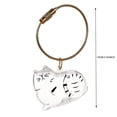 thumbnail image 3 of Transparent Cat Hair Storage Box Hanging Decoration Capsule Shape Keepsake Ornament for Pet Fur Memory Gashapon Style Clear Display Case for Pet Owners Keepsake Gifts, 3 of 3