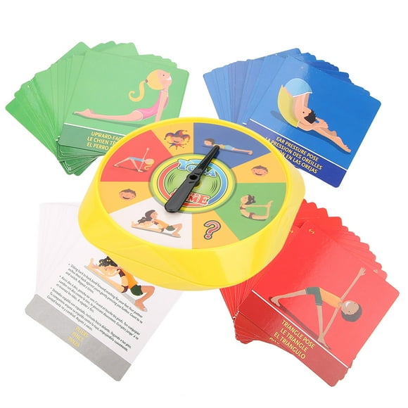Kids Yoga Pose Cards, Fun Exercise Cards for Kids Workout Equipment, Workout Cards Game for Kids or Group,Interactive Game for Parents and Children
