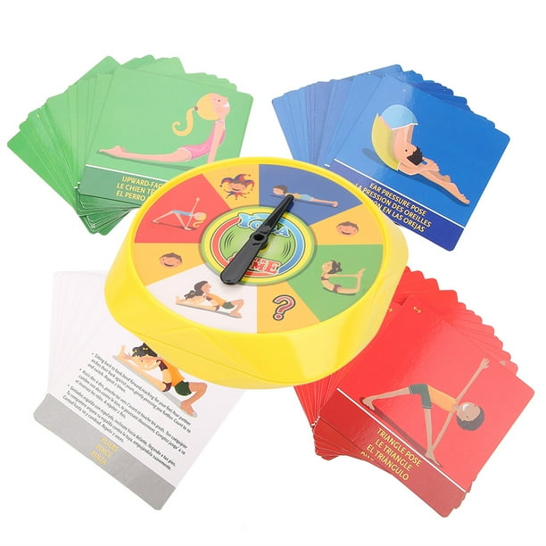 Tarjetas de juego de yoga, tarjetas de posturas de yoga para niños, juego interactivo de posturas de yoga, juego de yoga de rendimiento comprobado