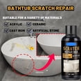 thumbnail image 4 of HuiXinOu Bathroom Repair Wax, Bathtub Toilet Ceramic Metal Scratch Removal Cream, 1oz Home Maintenance and Restoration Supply, 4 of 5