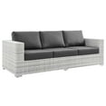 thumbnail image 2 of Modway Convene Outdoor Patio Sofa in Light Gray Charcoal, 2 of 8