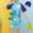 01-Light Blue, variant on DJskiyers Kids Wetsuit Boys Dinosaur Swimsuit Set Short Sleeve Sports Beachwear Sun Protection Bathing Suit with Hat