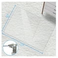 Transparent " x 29" Office Chair Mat for Carpeted Floors, 8 pounds