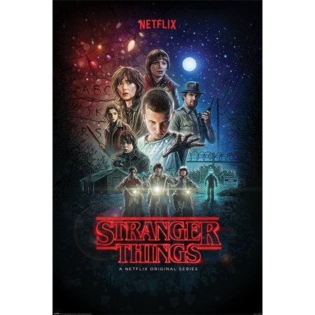 Regular Show Poster Stranger Things - TV Show Poster / Print (Season 1 - Regular Style / One-Seet) (Size: 24