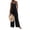 Black #1, variant on Women's Wide Leg Square Neck Dressy Rompers Casual Loose Baggy Overalls Summer Workout Jumpsuits With Pockets Green S