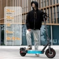 thumbnail image 5 of SISIGAD 10" Tires Electric Scooter Adults, 600W Motor, 20 Mph Top Speed, 26 Miles Range with Dual Brakes and Dual Shock Absorption, Portable Folding Commuting App Control, 5 of 8