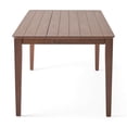 thumbnail image 3 of Rubberwood, Square Leg Dining Table with Precise Slatting - Fits Various Home Styles, 3 of 5
